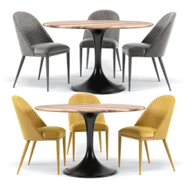 Amarelo chair thor dining table